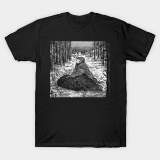 Spoor film scene - crying over dead boar T-Shirt